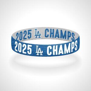 2025 Champs LA Dodgers Wristband Bracelet